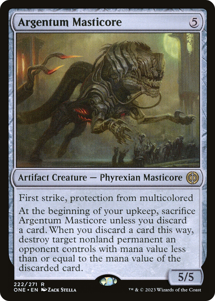 Argentum Masticore [Phyrexia: All Will Be One] | Game Master's Emporium (The New GME)