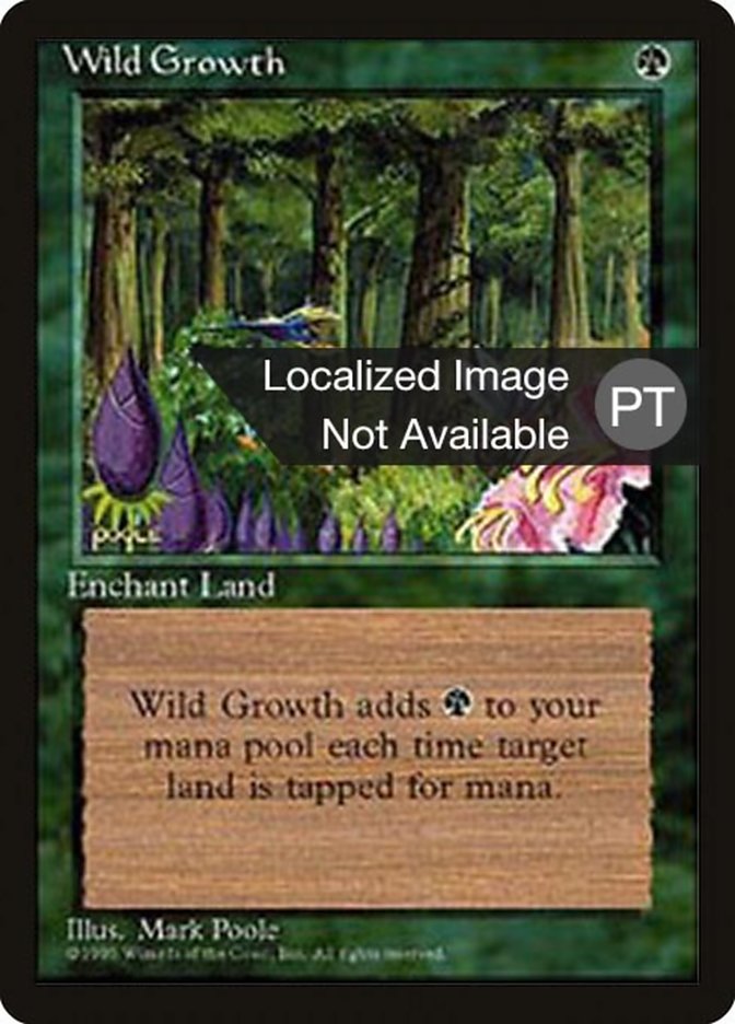 Wild Growth [Fourth Edition (Foreign Black Border)] | Game Master's Emporium (The New GME)