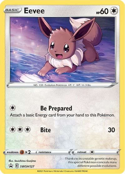 Eevee (SWSH127) [Sword & Shield: Black Star Promos] | Game Master's Emporium (The New GME)
