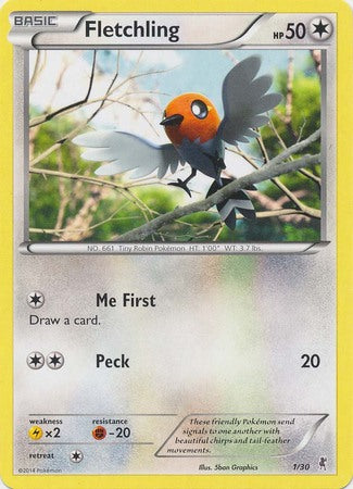 Fletchling (1/30) [XY: Trainer Kit 1 - Bisharp] | Game Master's Emporium (The New GME)