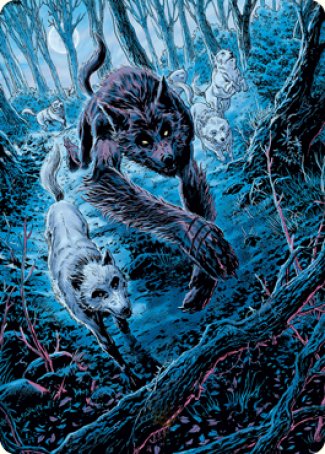 Untamed Pup Art Card [Innistrad: Midnight Hunt Art Series] | Game Master's Emporium (The New GME)