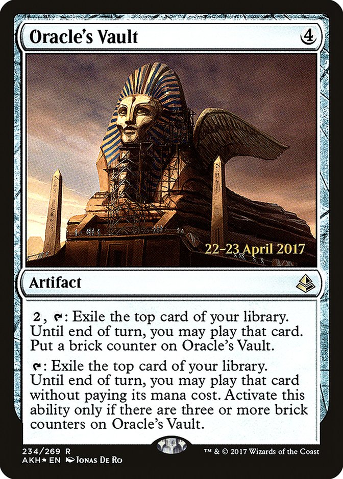 Oracle's Vault [Amonkhet Prerelease Promos] | Game Master's Emporium (The New GME)