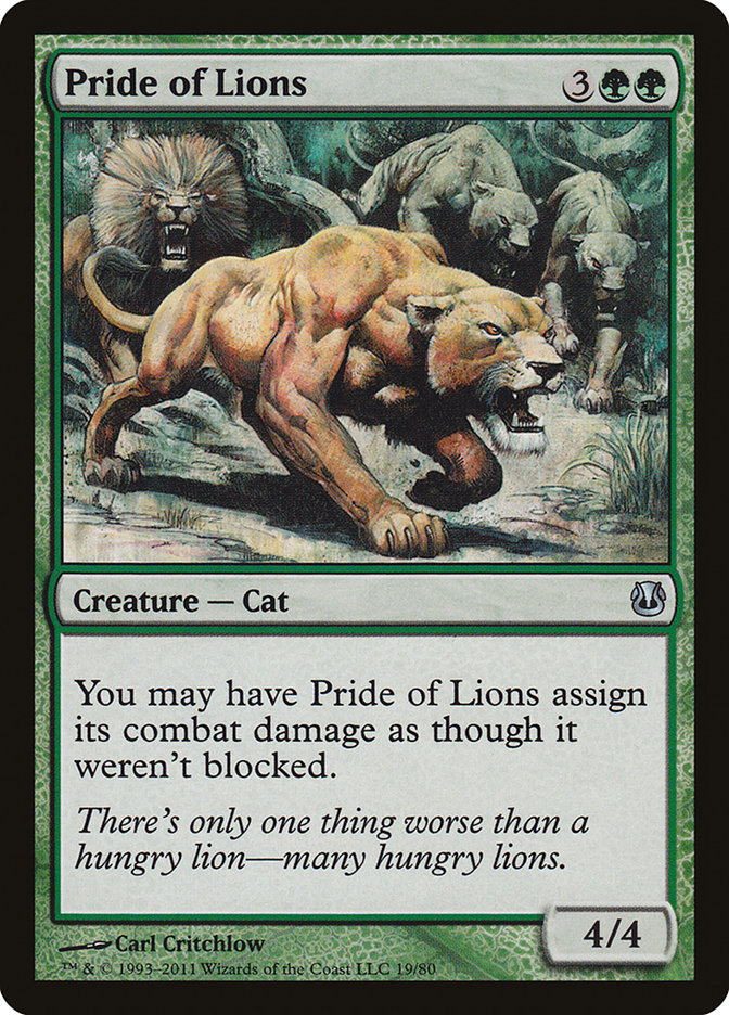 Pride of Lions [Duel Decks: Ajani vs. Nicol Bolas] | Game Master's Emporium (The New GME)