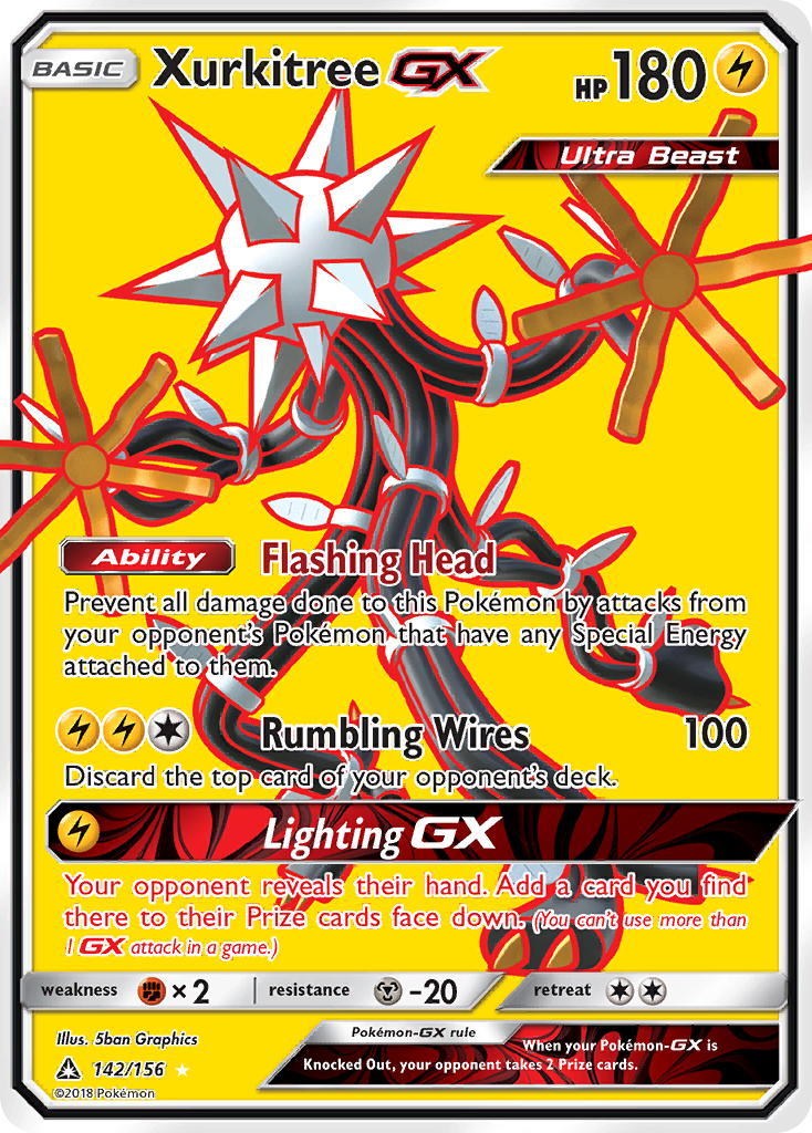 Xurkitree GX (142/156) [Sun & Moon: Ultra Prism] | Game Master's Emporium (The New GME)