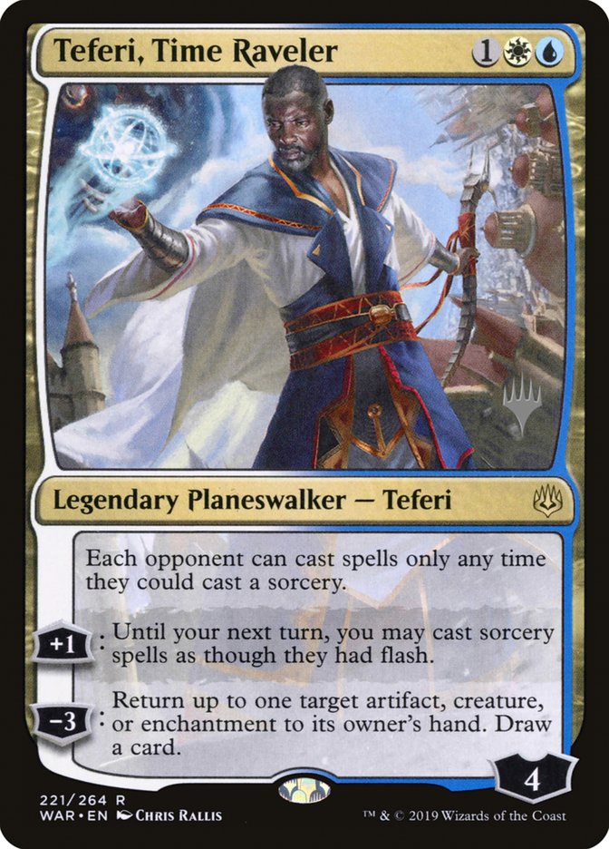 Teferi, Time Raveler (Promo Pack) [War of the Spark Promos] | Game Master's Emporium (The New GME)