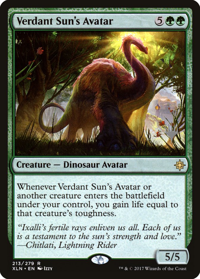 Verdant Sun's Avatar (Promo Pack) [Ixalan Promos] | Game Master's Emporium (The New GME)