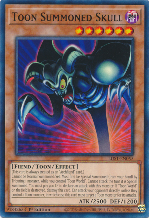 Toon Summoned Skull [LDS1-EN055] Common | Game Master's Emporium (The New GME)