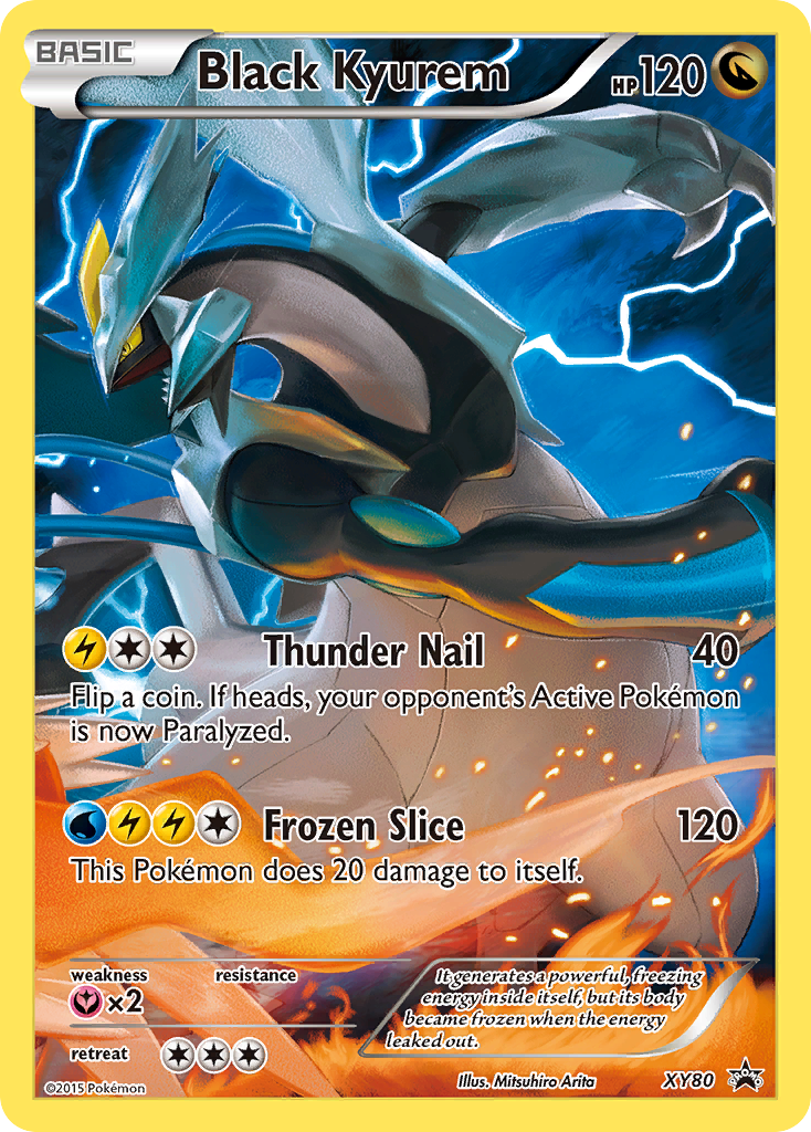 Black Kyurem (XY80) (Full Art Promo) [XY: Black Star Promos] | Game Master's Emporium (The New GME)