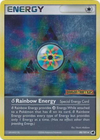 Rainbow Energy (88/101)(Delta Species) (Stamped) [EX: Dragon Frontiers] | Game Master's Emporium (The New GME)