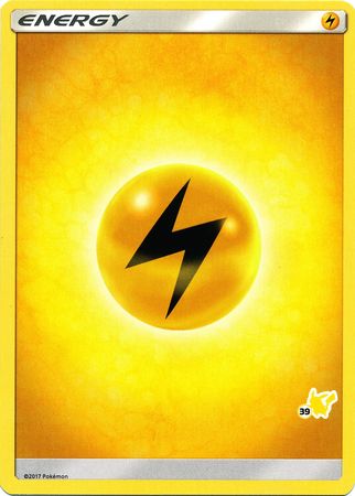 Lightning Energy (Pikachu Stamp #39) [Battle Academy 2020] | Game Master's Emporium (The New GME)