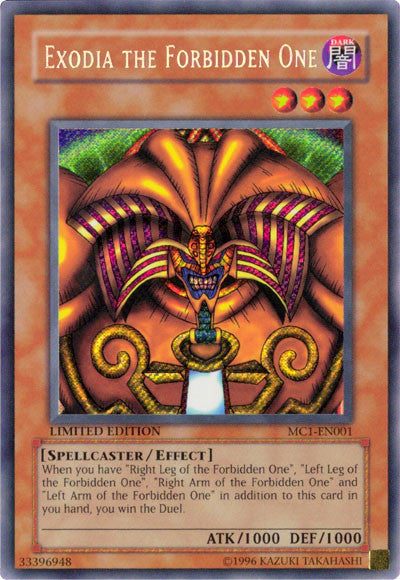 Exodia the Forbidden One [MC1-EN001] Secret Rare | Game Master's Emporium (The New GME)