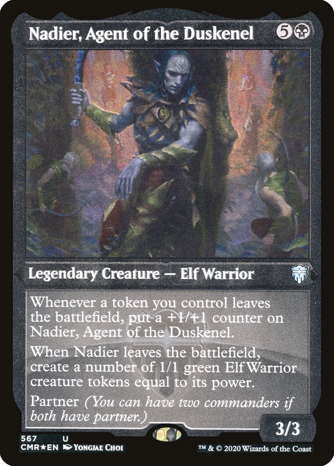 Nadier, Agent of the Duskenel (Etched) [Commander Legends] | Game Master's Emporium (The New GME)