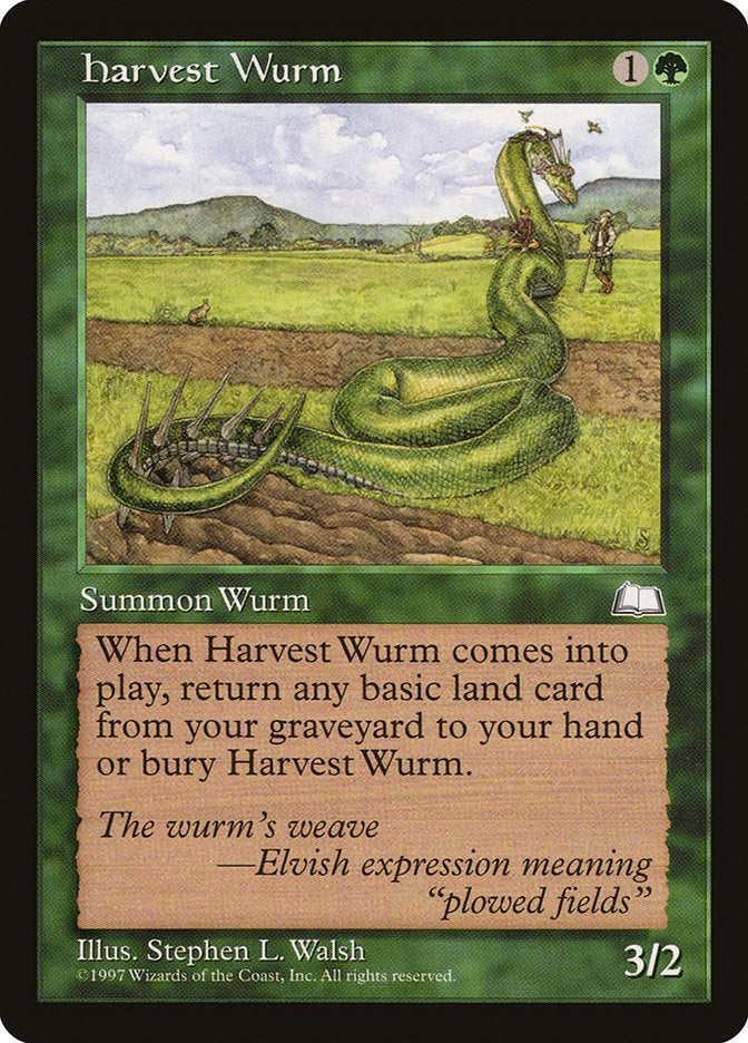 Harvest Wurm [Weatherlight] | Game Master's Emporium (The New GME)