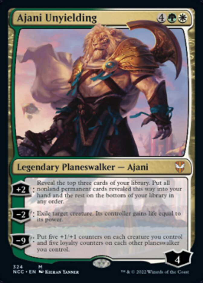 Ajani Unyielding [Streets of New Capenna Commander] | Game Master's Emporium (The New GME)