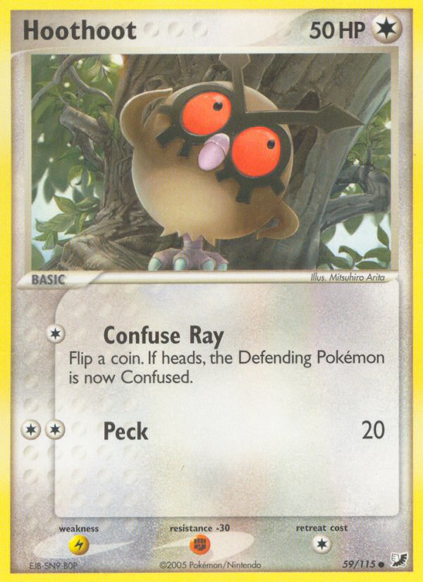 Hoothoot (59/115) [EX: Unseen Forces] | Game Master's Emporium (The New GME)