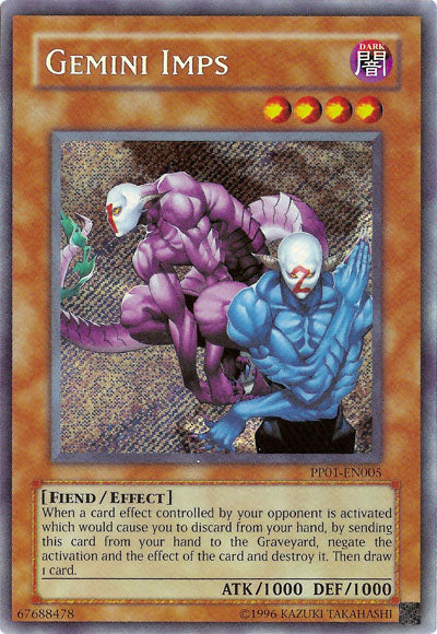 Gemini Imps [PP01-EN005] Secret Rare | Game Master's Emporium (The New GME)