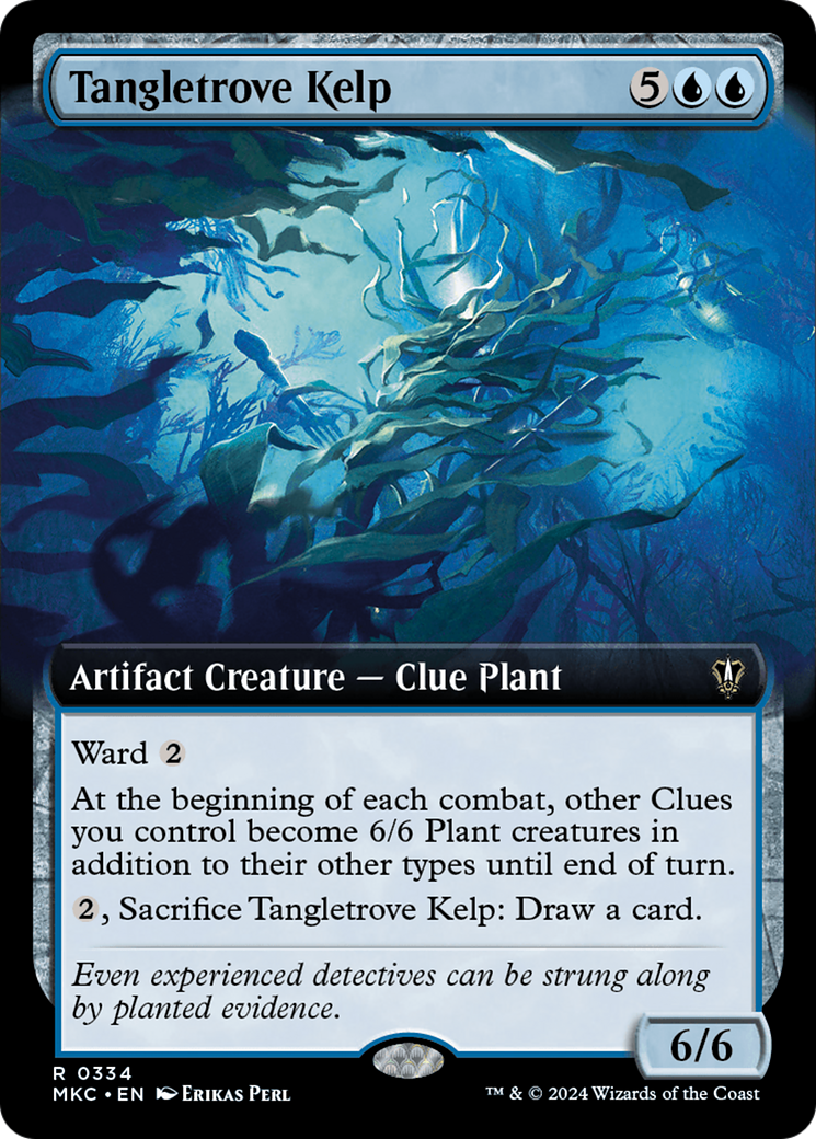 Tangletrove Kelp (Extended Art) [Murders at Karlov Manor Commander] | Game Master's Emporium (The New GME)