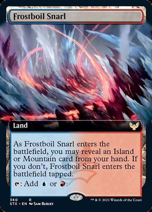 Frostboil Snarl (Extended Art) [Strixhaven: School of Mages] | Game Master's Emporium (The New GME)