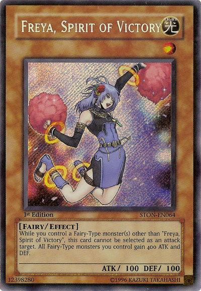 Freya, Spirit of Victory [STON-EN064] Secret Rare | Game Master's Emporium (The New GME)