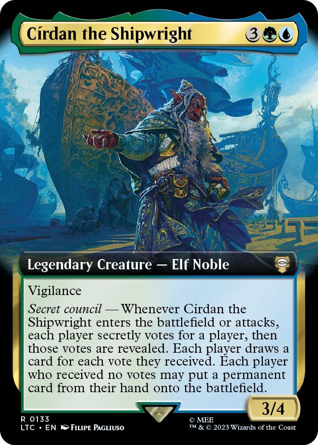 Cirdan the Shipwright (Extended Art) [The Lord of the Rings: Tales of Middle-Earth Commander] | Game Master's Emporium (The New GME)