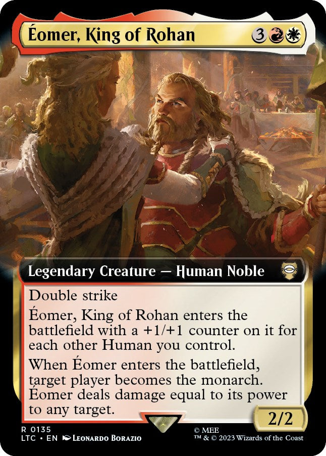 Eomer, King of Rohan (Extended Art) [The Lord of the Rings: Tales of Middle-Earth Commander] | Game Master's Emporium (The New GME)