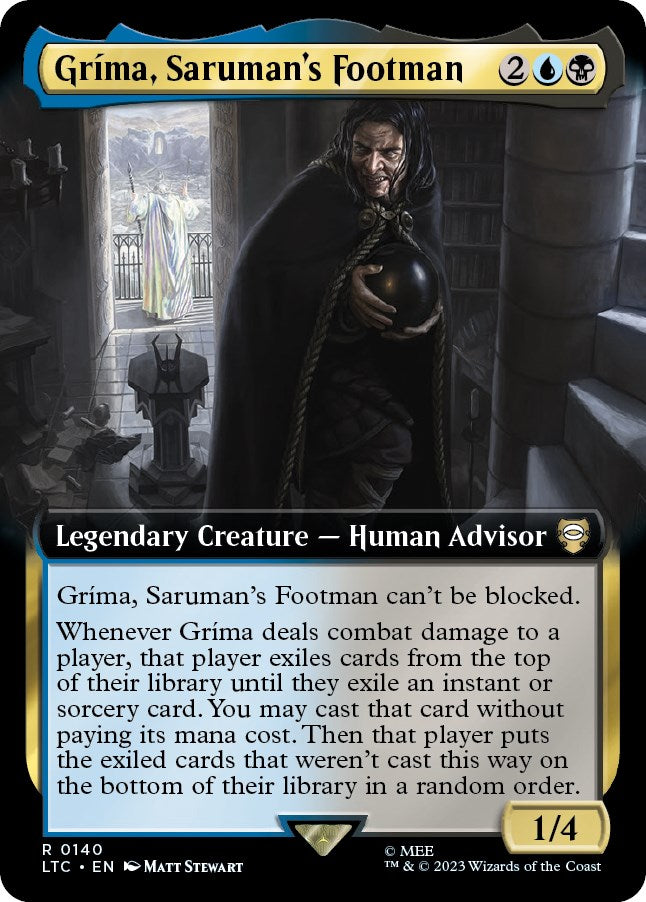 Grima, Saruman's Footman (Extended Art) [The Lord of the Rings: Tales of Middle-Earth Commander] | Game Master's Emporium (The New GME)