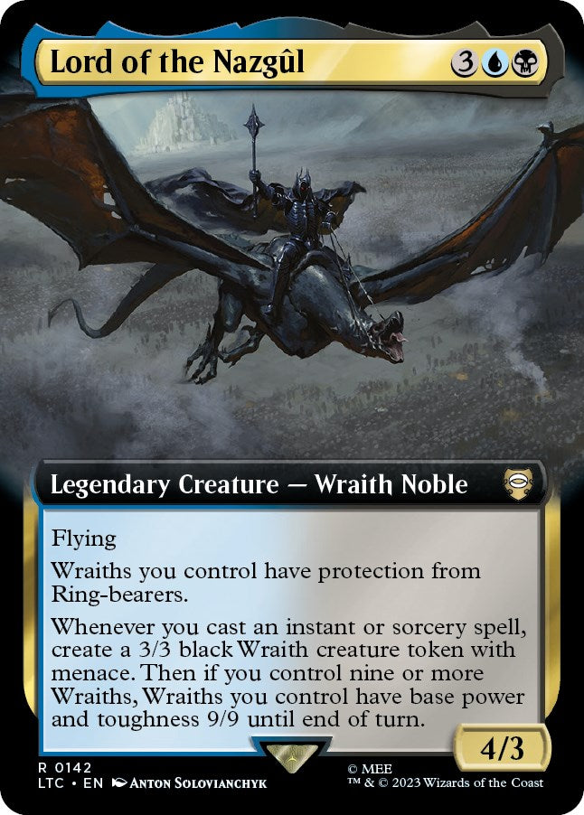 Lord of the Nazgul (Extended Art) [The Lord of the Rings: Tales of Middle-Earth Commander] | Game Master's Emporium (The New GME)