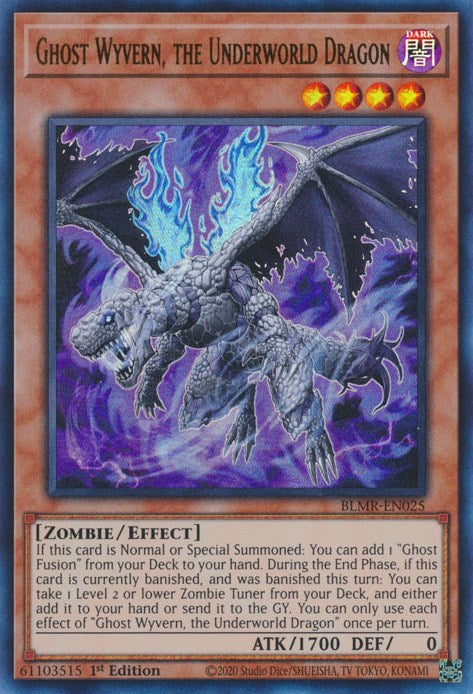 Ghost Wyvern, the Underworld Dragon [BLMR-EN025] Ultra Rare | Game Master's Emporium (The New GME)