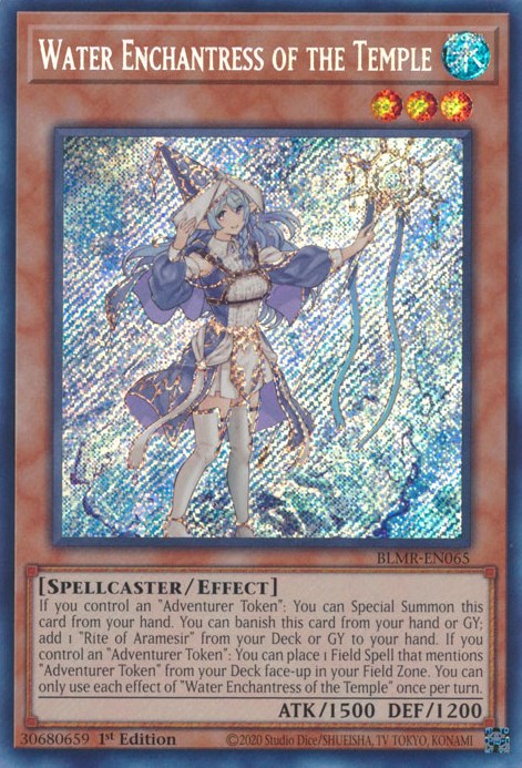 Water Enchantress of the Temple [BLMR-EN065] Secret Rare | Game Master's Emporium (The New GME)