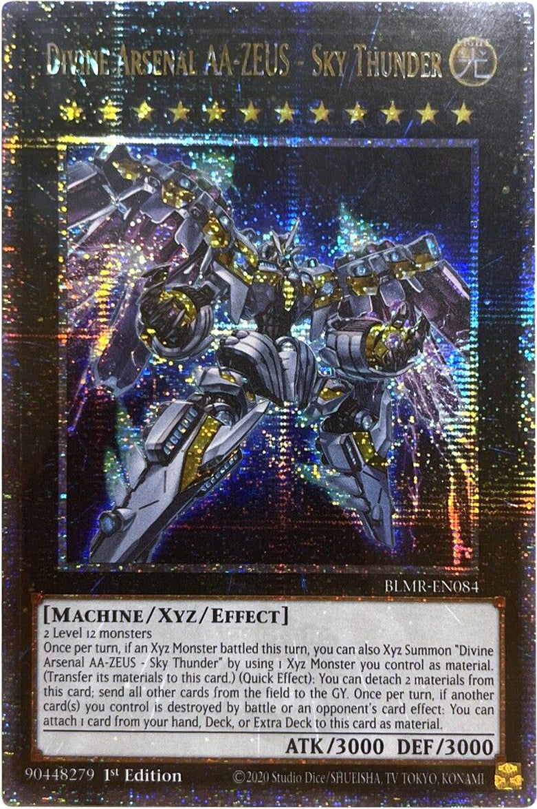 Divine Arsenal AA-ZEUS - Sky Thunder [BLMR-EN084] Quarter Century Secret Rare | Game Master's Emporium (The New GME)