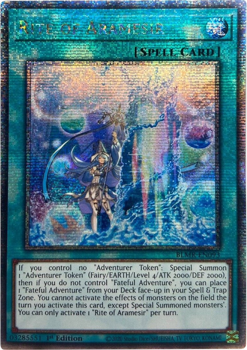 Rite of Aramesir [BLMR-EN093] Quarter Century Secret Rare | Game Master's Emporium (The New GME)