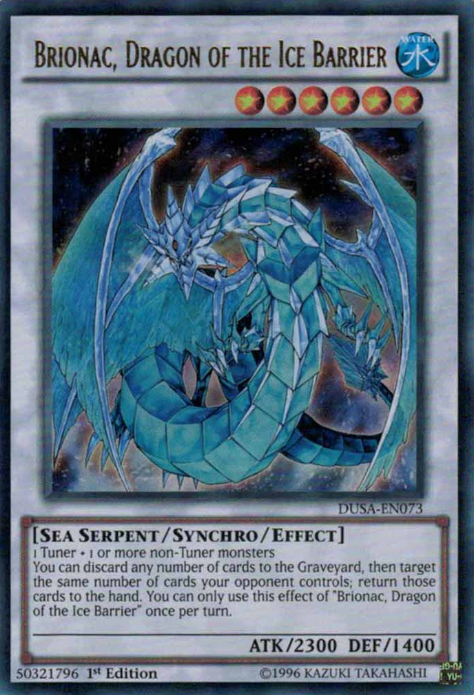 Brionac, Dragon of the Ice Barrier [DUSA-EN073] Ultra Rare | Game Master's Emporium (The New GME)