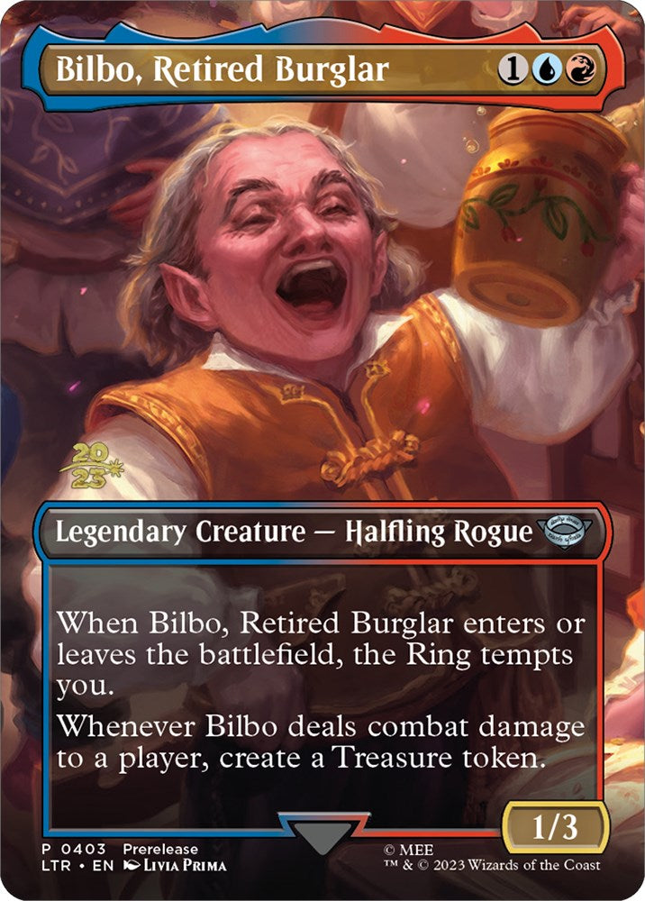 Bilbo, Retired Burglar [The Lord of the Rings: Tales of Middle-Earth Prerelease Promos] | Game Master's Emporium (The New GME)