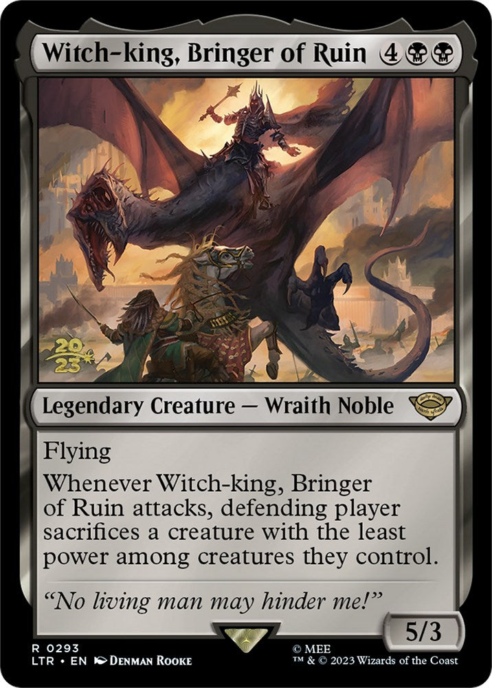 Witch-king, Bringer of Ruin [The Lord of the Rings: Tales of Middle-Earth Prerelease Promos] | Game Master's Emporium (The New GME)