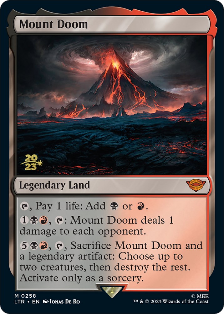 Mount Doom [The Lord of the Rings: Tales of Middle-Earth Prerelease Promos] | Game Master's Emporium (The New GME)