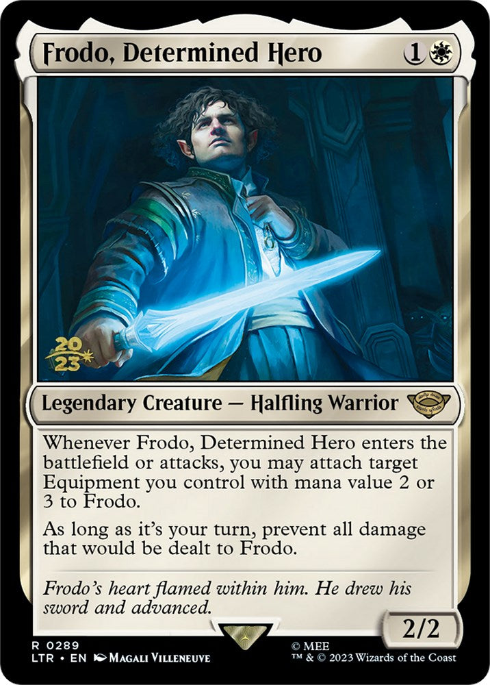 Frodo, Determined Hero [The Lord of the Rings: Tales of Middle-Earth Prerelease Promos] | Game Master's Emporium (The New GME)