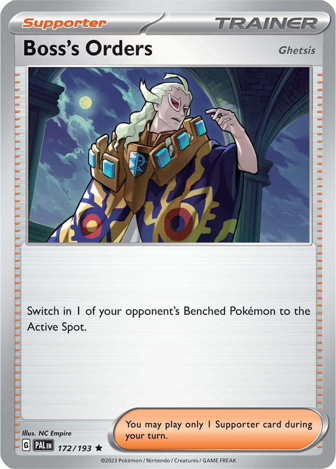 Boss's Orders (172/193) (Theme Deck Exclusive) [Scarlet & Violet: Paldea Evolved] | Game Master's Emporium (The New GME)