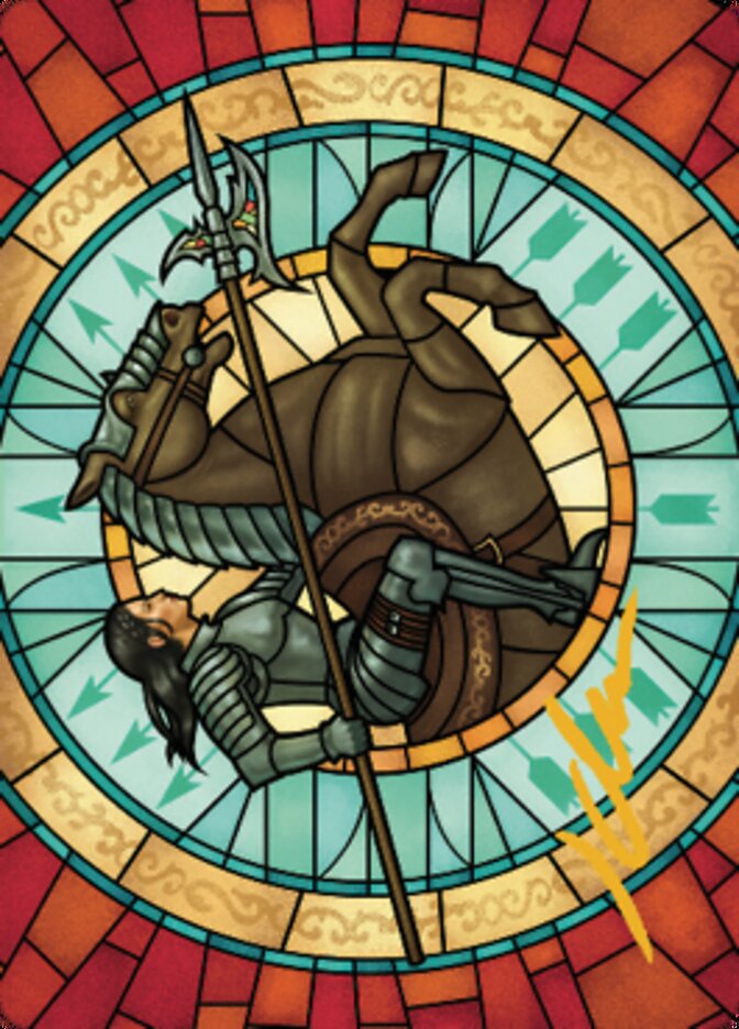Tori D'Avenant, Fury Rider Art Card (Gold-Stamped Signature) [Dominaria United Art Series] | Game Master's Emporium (The New GME)