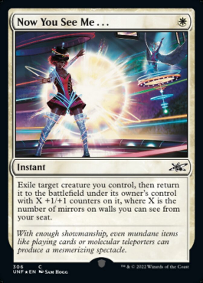 Now You See Me . . . (Galaxy Foil) [Unfinity] | Game Master's Emporium (The New GME)
