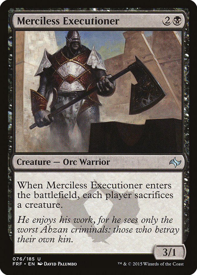 Merciless Executioner [Fate Reforged] | Game Master's Emporium (The New GME)