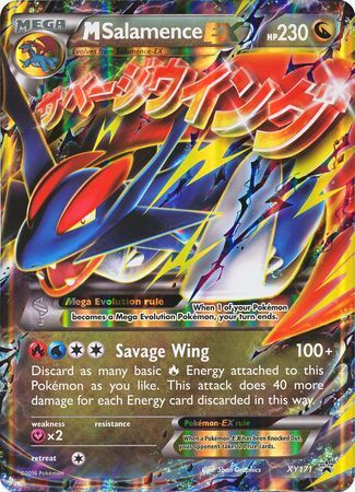 M Salamence EX (XY171) (Jumbo Card) [XY: Black Star Promos] | Game Master's Emporium (The New GME)