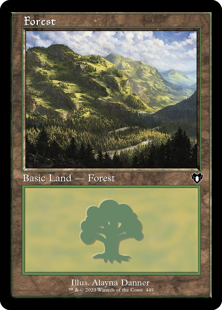 Forest (449) (Retro) [Commander Masters] | Game Master's Emporium (The New GME)