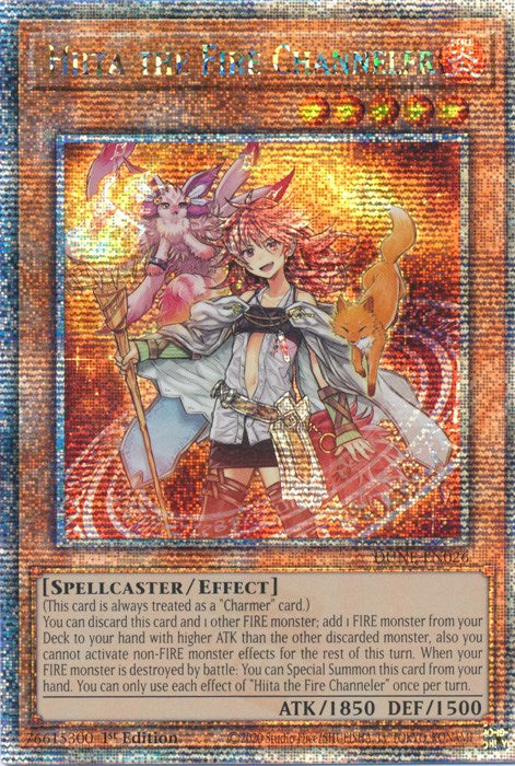 Hiita the Fire Channeler [DUNE-EN026] Quarter Century Secret Rare | Game Master's Emporium (The New GME)