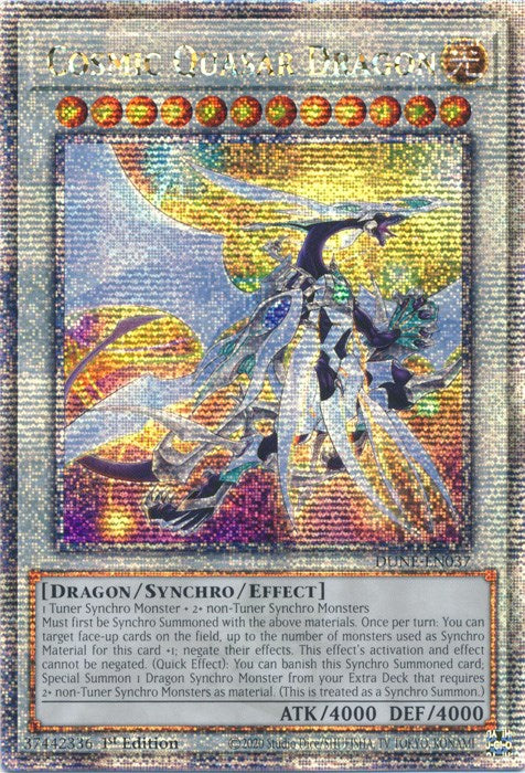 Cosmic Quasar Dragon [DUNE-EN037] Quarter Century Secret Rare | Game Master's Emporium (The New GME)