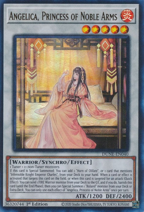 Angelica, Princess of Noble Arms [DUNE-EN040] Ultra Rare | Game Master's Emporium (The New GME)