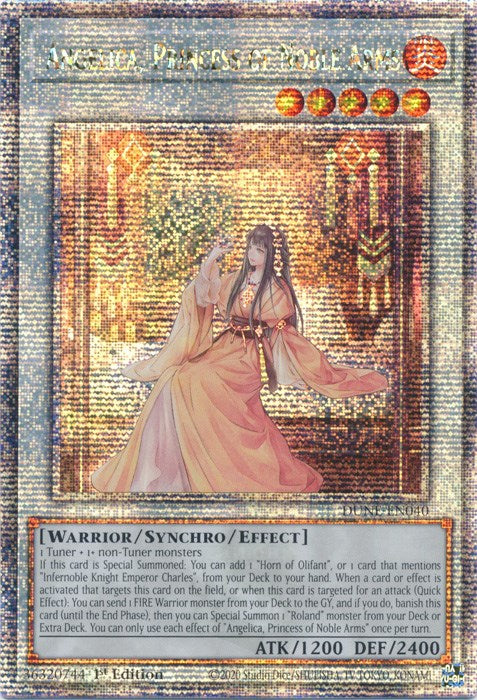 Angelica, Princess of Noble Arms [DUNE-EN040] Quarter Century Secret Rare | Game Master's Emporium (The New GME)