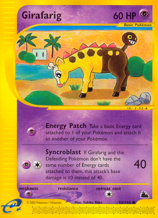 Girafarig (58/144) [Skyridge] | Game Master's Emporium (The New GME)