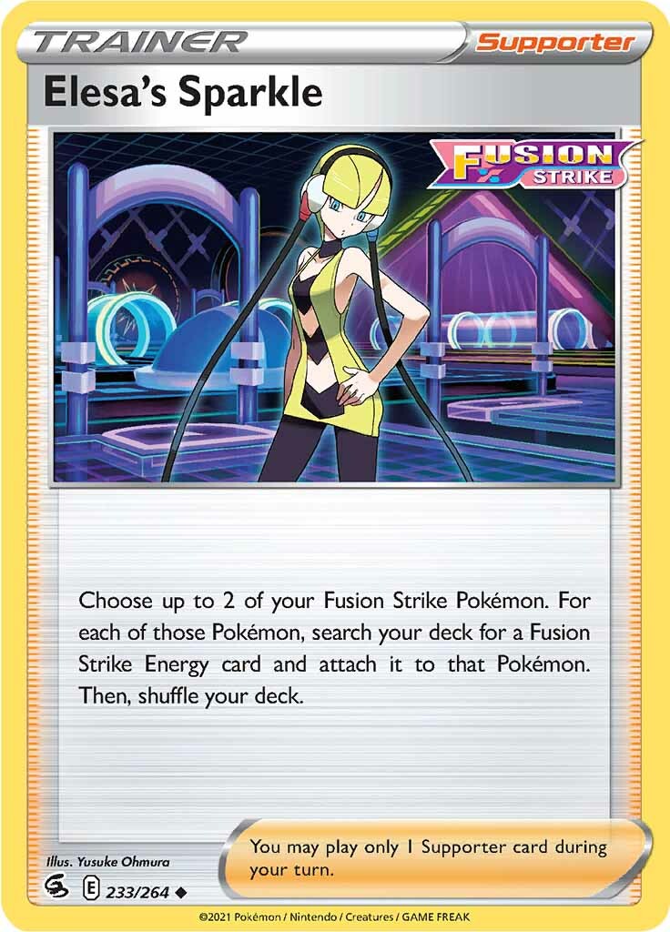 Elesa's Sparkle (233/264) [Sword & Shield: Fusion Strike] | Game Master's Emporium (The New GME)