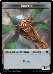 Thopter // Construct (41) Double-Sided Token [Commander Masters Tokens] | Game Master's Emporium (The New GME)