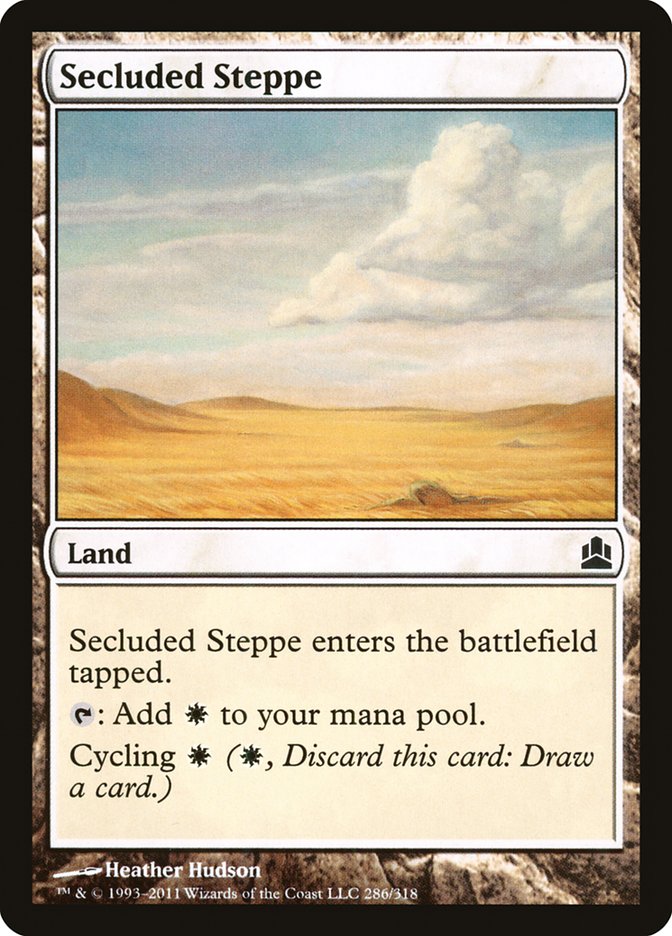 Secluded Steppe [Commander 2011] | Game Master's Emporium (The New GME)